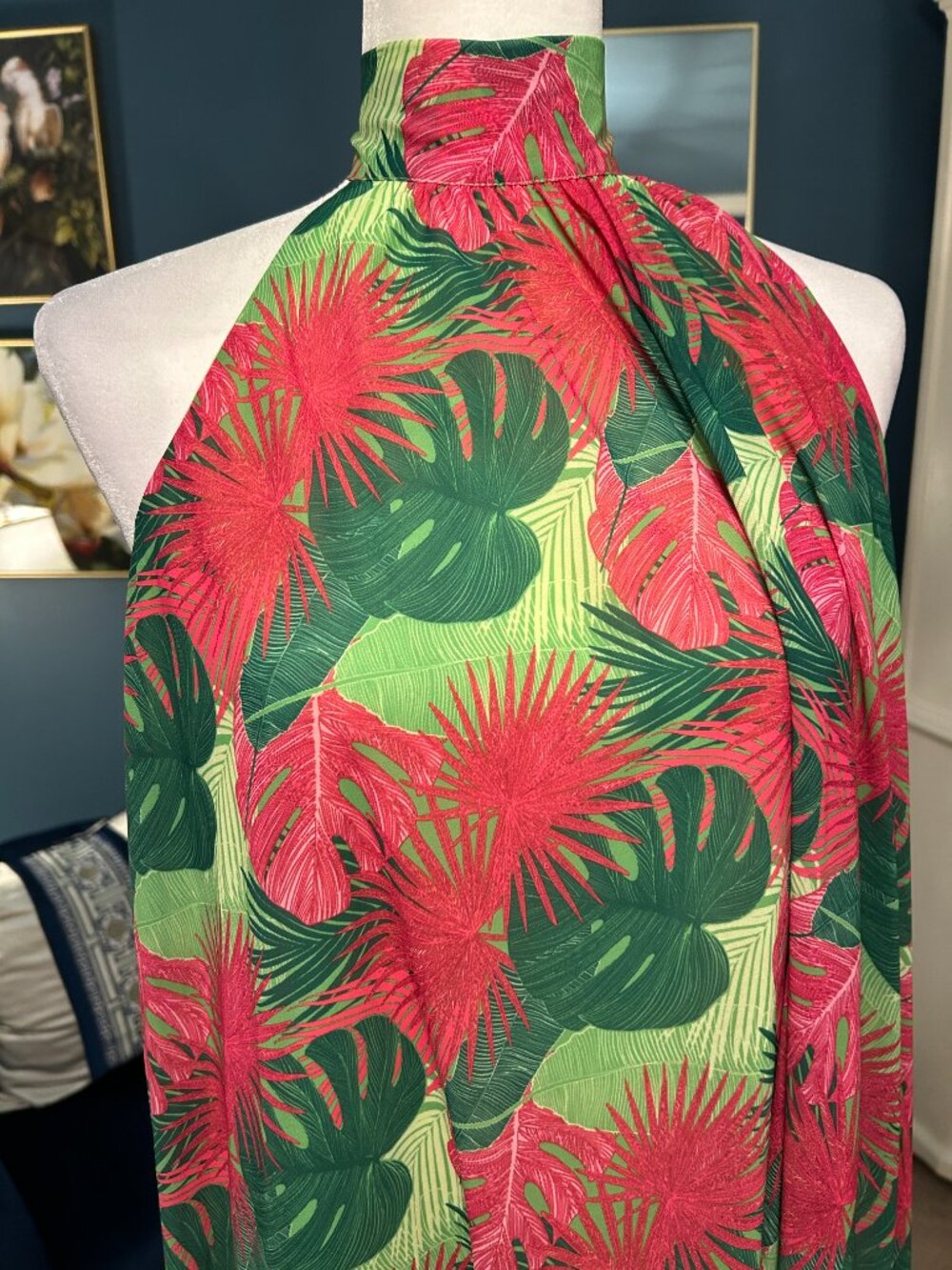 Halterneck Maxi Dress - Picture 2 of 4
